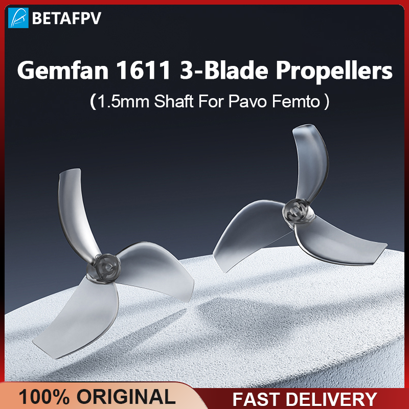 Drone Propeller - BETAFPV 12Pcs Gemfan 1611 3-Blade CW
