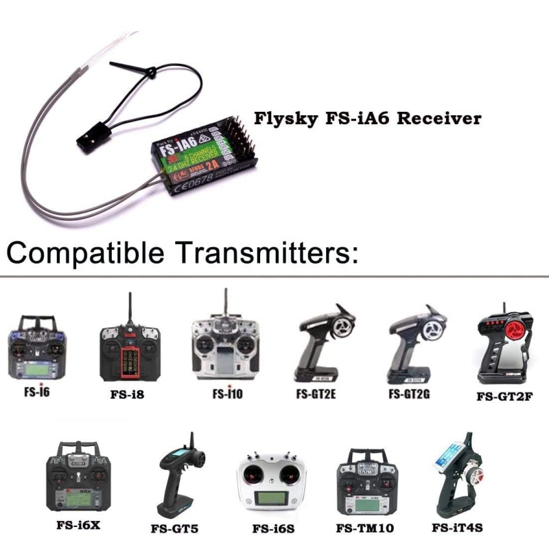 Flysky FS-IA6 Receiver 6CH Dua - Drone Antenna のレビューと価格