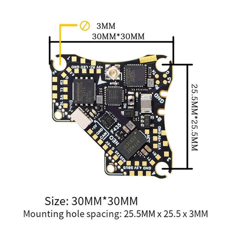 FBIL-F435 NEO 1S AIO Flight Co - Drone Esc のレビューと価格