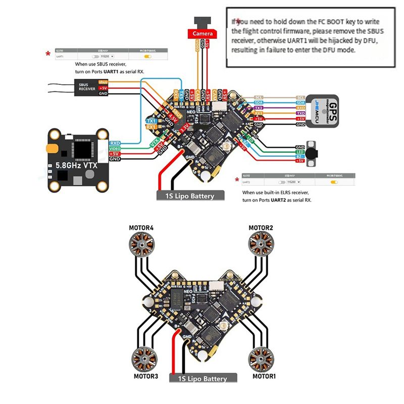 FBIL-F435 NEO 1S AIO Flight Co - Drone Esc のレビューと価格