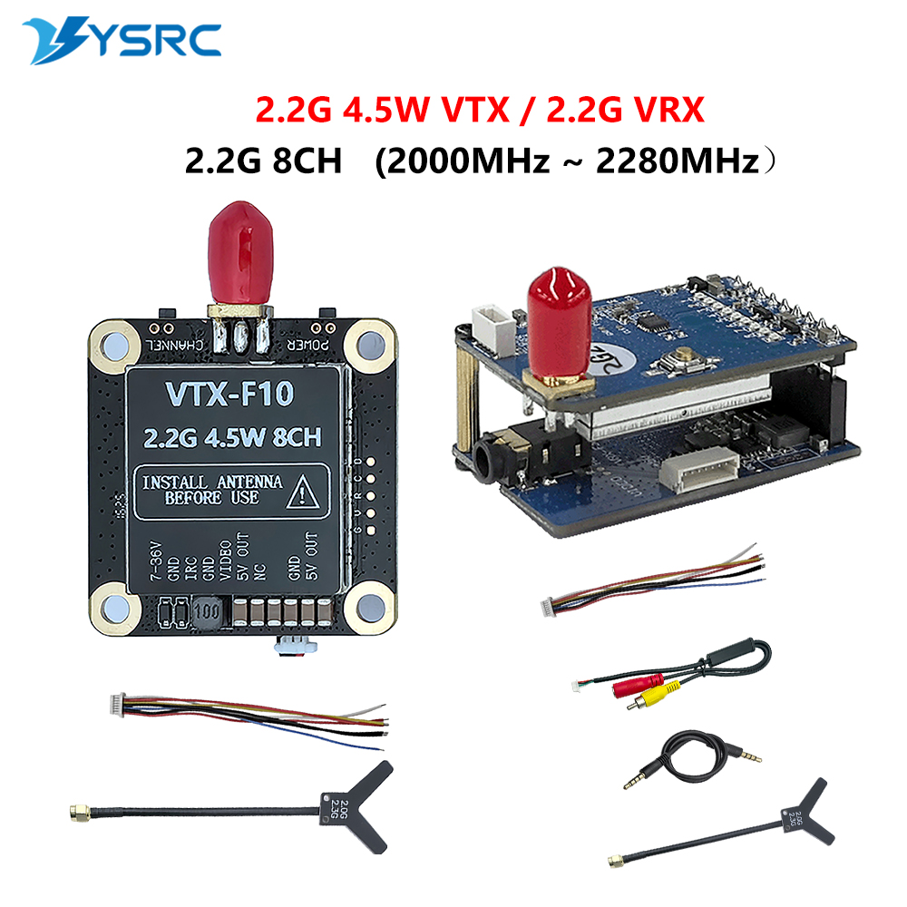 2.0-2.2G 4.5W VTX 8CH FPV Vide - Drone Receiver のレビューと価格