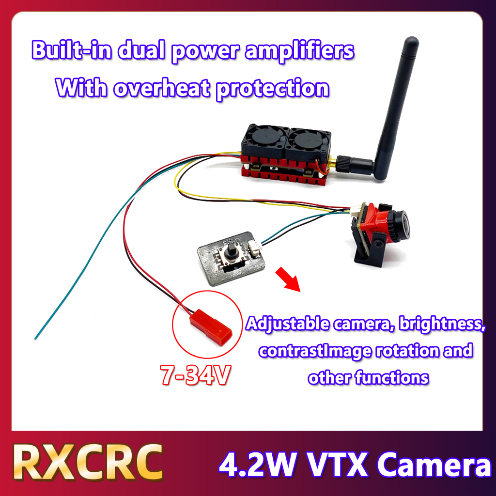RXCRC 5.8G 48CH 4.2W High Powe - Drone Receiver のレビューと価格