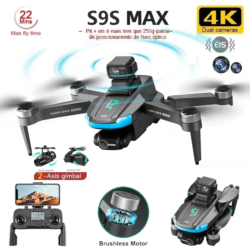 NEW S9S MAX MINI Drone 4K 2-Ax - Drone Gps Module のレビューと価格