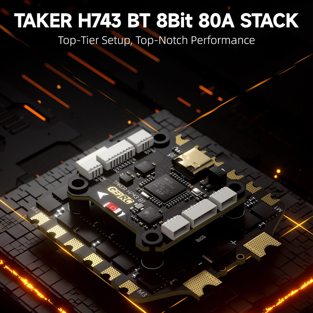 GEPRC TAKER H743 BT 8Bit 80A S - Drone Esc のレビューと価格