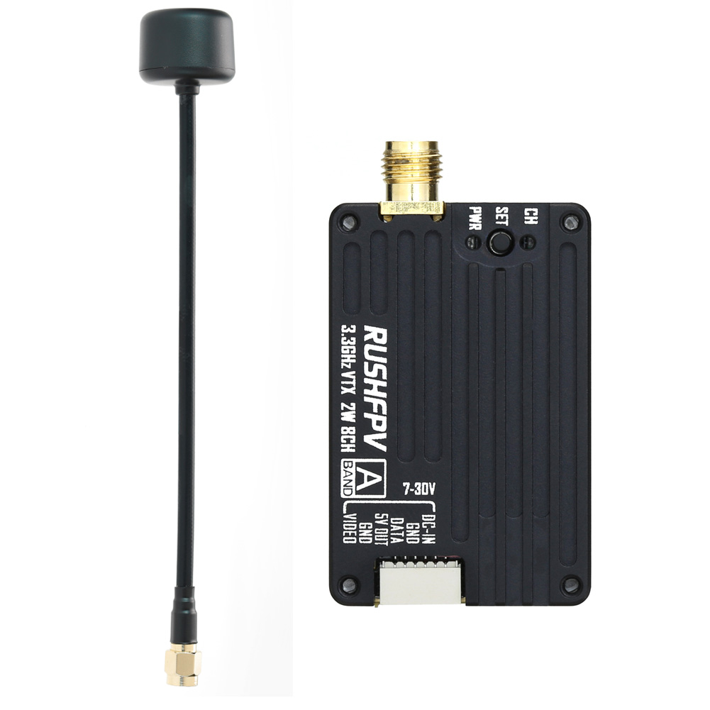 RUSHFPV 3.3G 2W VTX Transmitte - Drone Antenna のレビューと価格