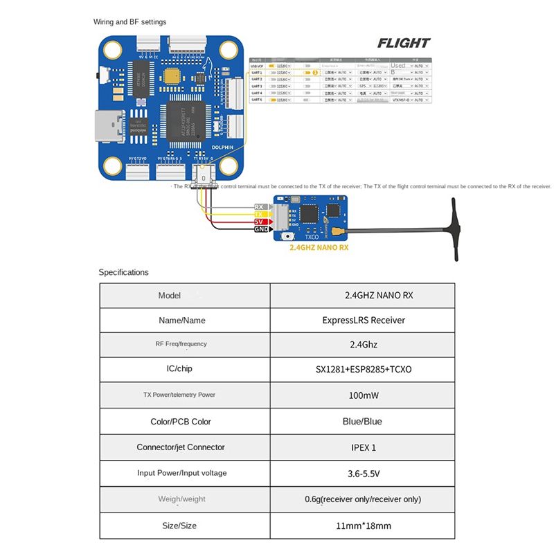 A63T-ELRS RX NANO Expresslrs R - Drone Antenna のレビューと価格