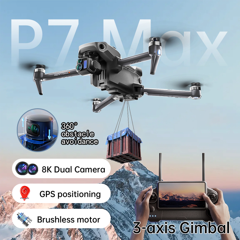 NEW P7 Max Drone 8K Camera GPS - Drone Gps Mount のレビューと価格