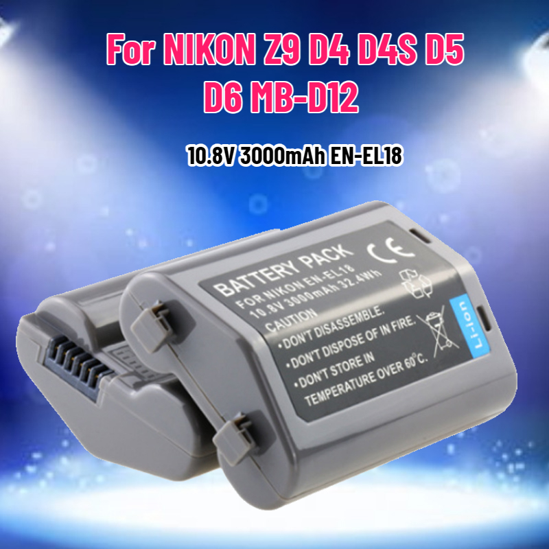 10.8V 3000mAh EN-EL18 EN-EL18A - Drone Camera のレビューと価格