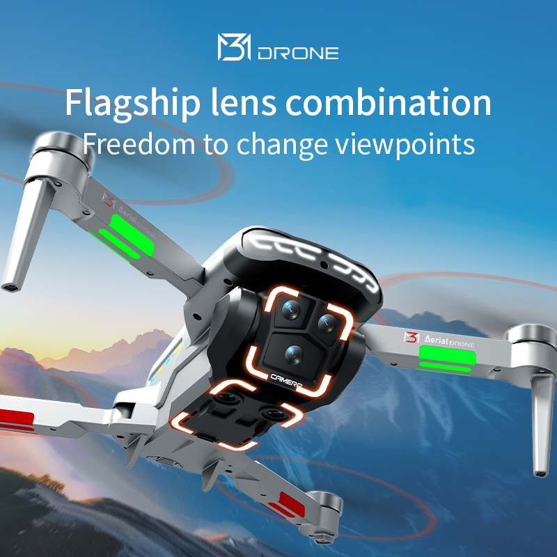 M3 Professional Drone 4K HD Ae - Drone Gimbal のレビューと価格