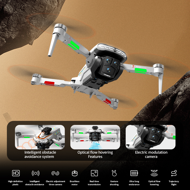 M3 Professional Drone 4K HD Ae - Drone Gimbal のレビューと価格