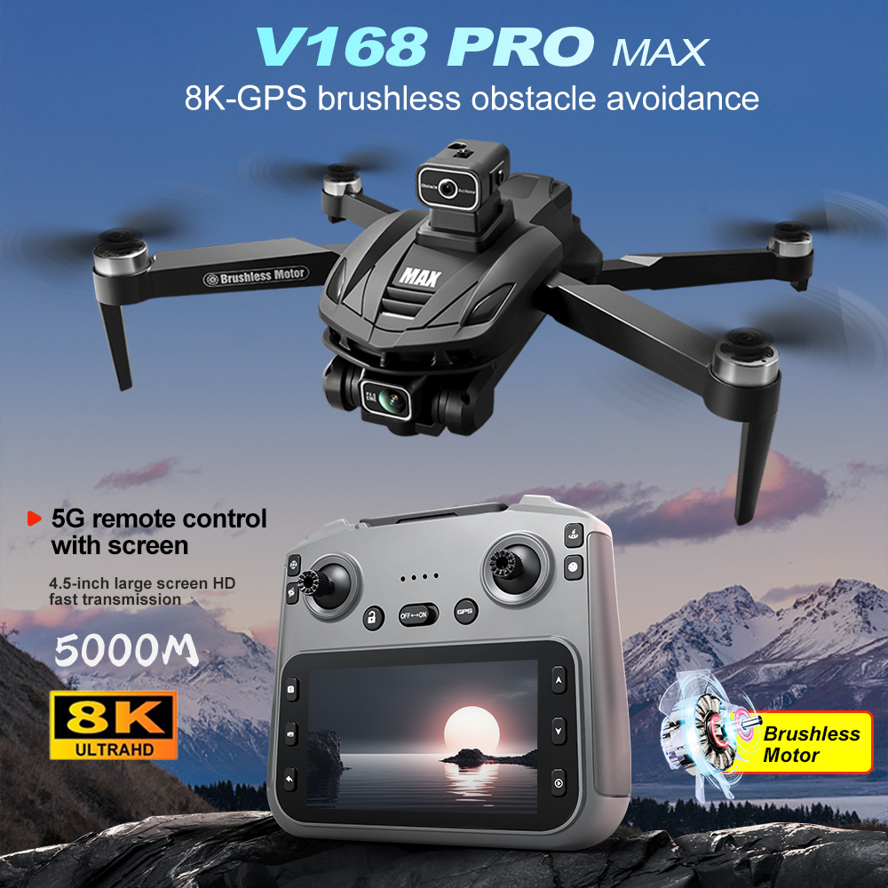 V168 PRO Max GPS Drone 8K Prof - Drone Gps Module のレビューと価格