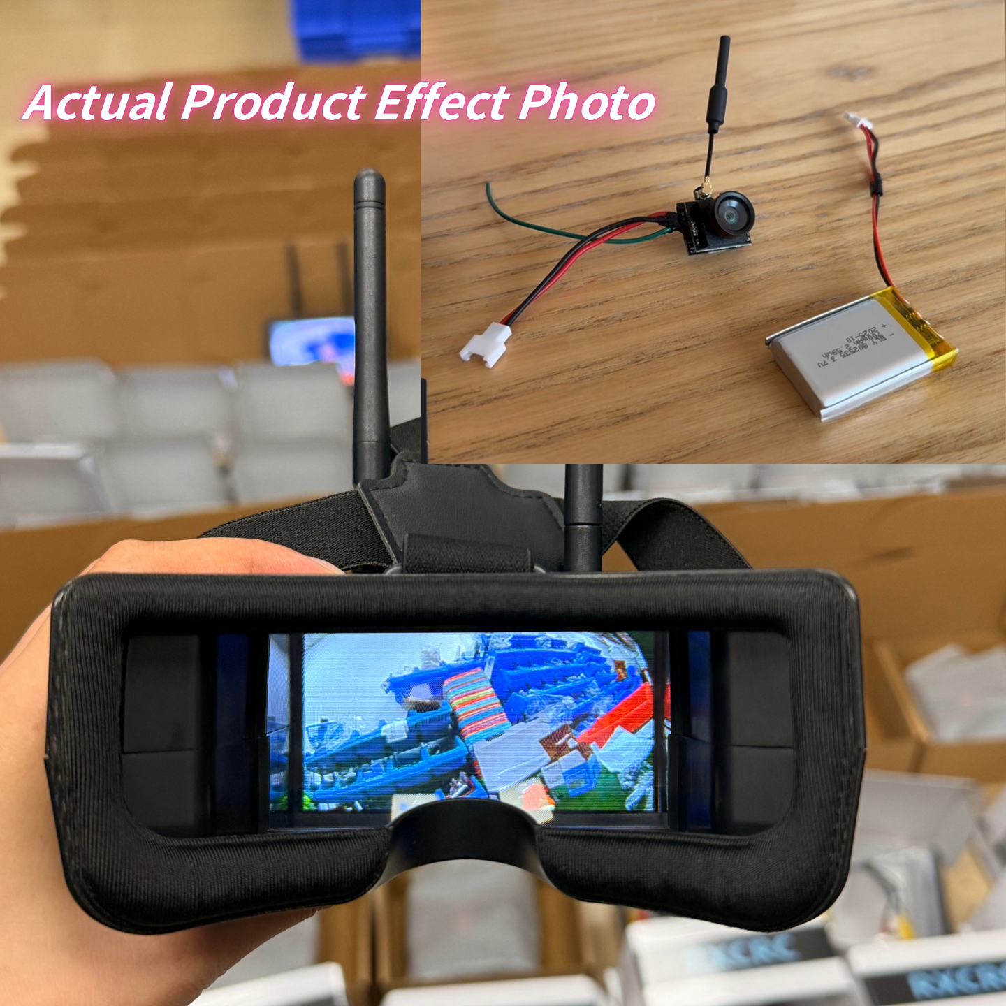 Slonwake 5.8G 48CH 200mW FPV D - Drone Receiver のレビューと価格