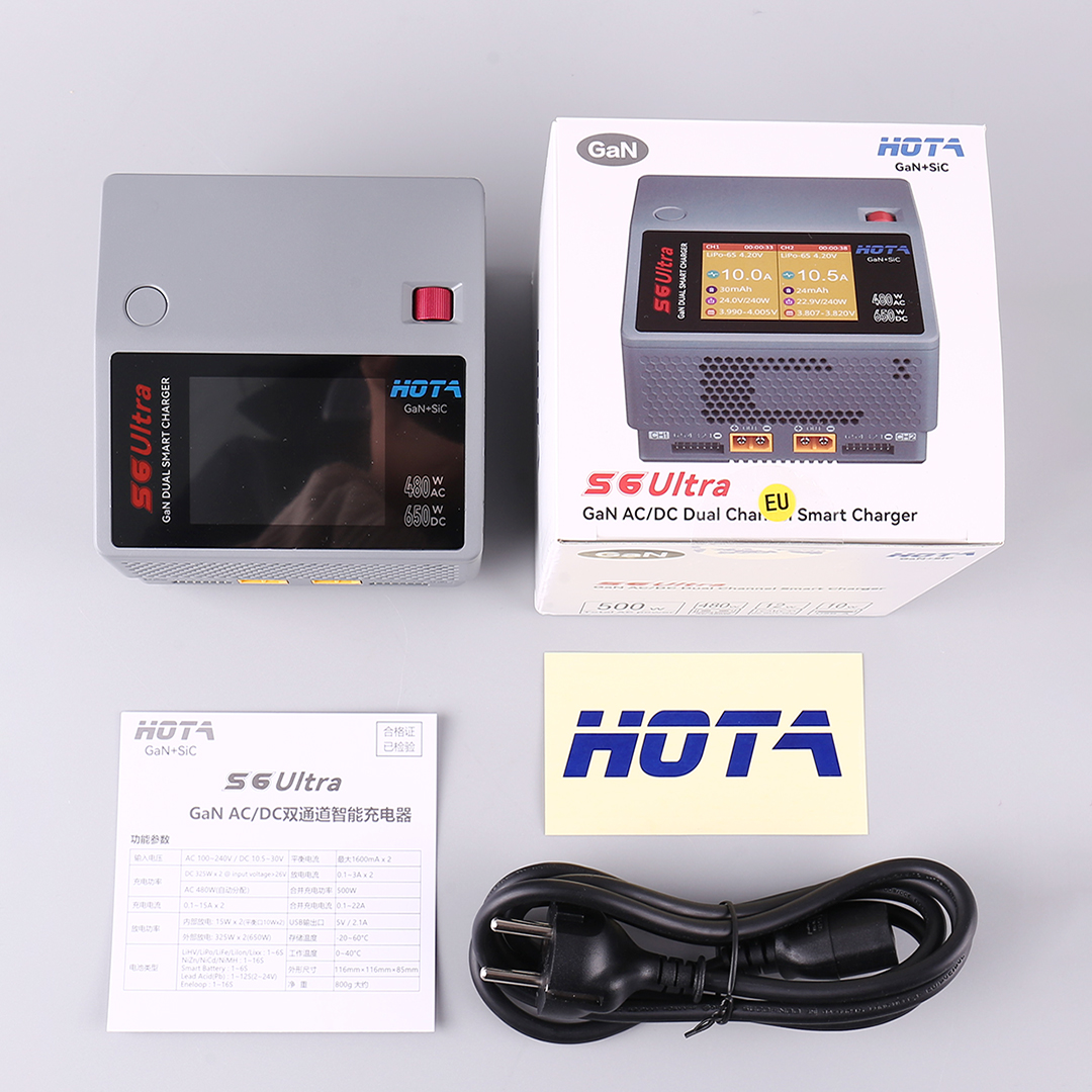 HOTA S6 Ultra Gallium Nitride  - Drone Charger のレビューと価格