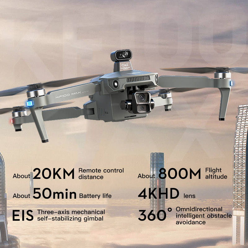 SJRC KF100 MAX 8K UHD Photo HD - Drone Charger のレビューと価格