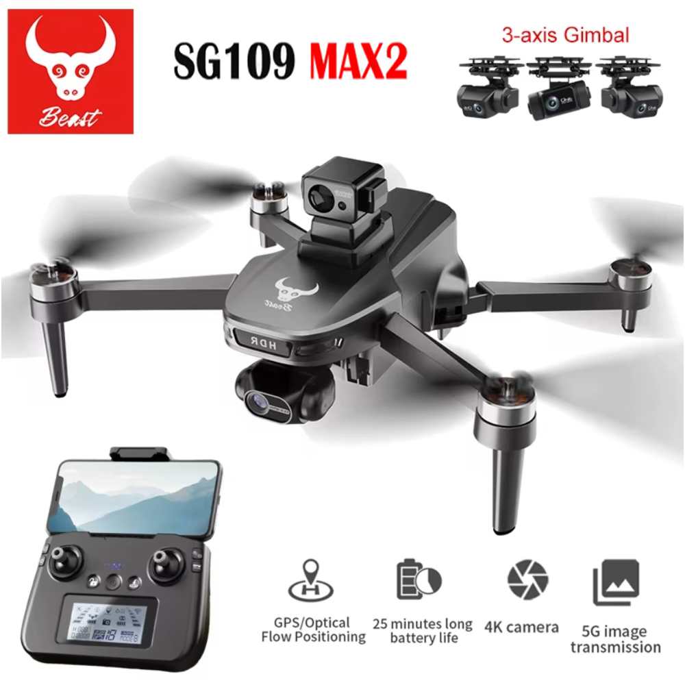 SG109 MAX2 Professional FPV 8K - Drone Gimbal のレビューと価格