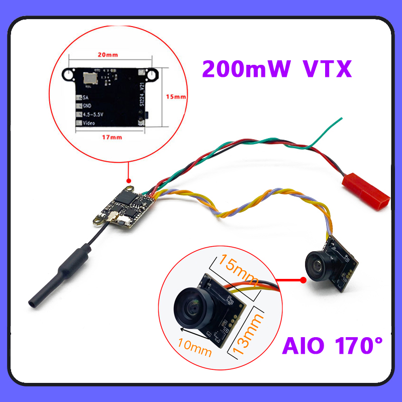 SLONWAKE 5.8G 1200TVL FPV Came - Drone Receiver のレビューと価格