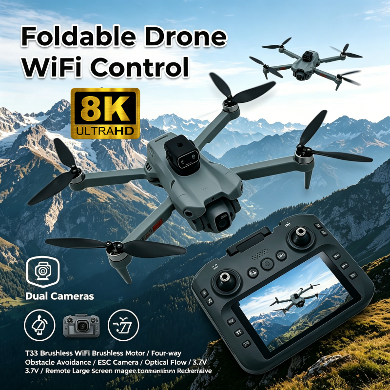2026 New T33 RC Drone 8K Camer - Drone Gps Module のレビューと価格