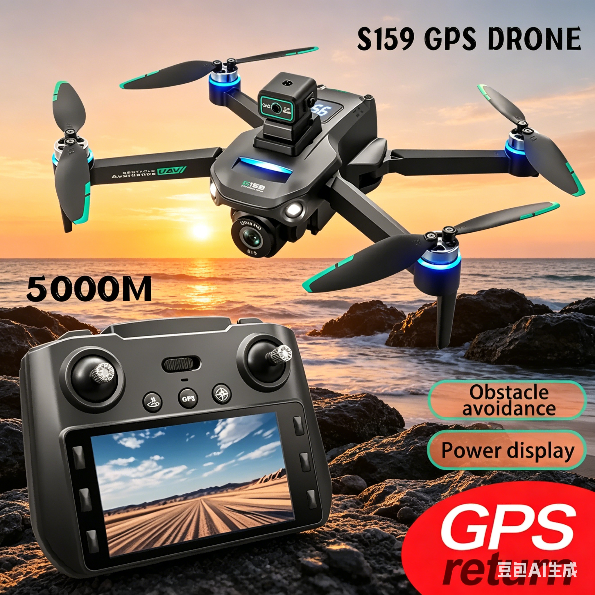 S159 GPS Drone 4K Profesional  - Drone Gps Module のレビューと価格