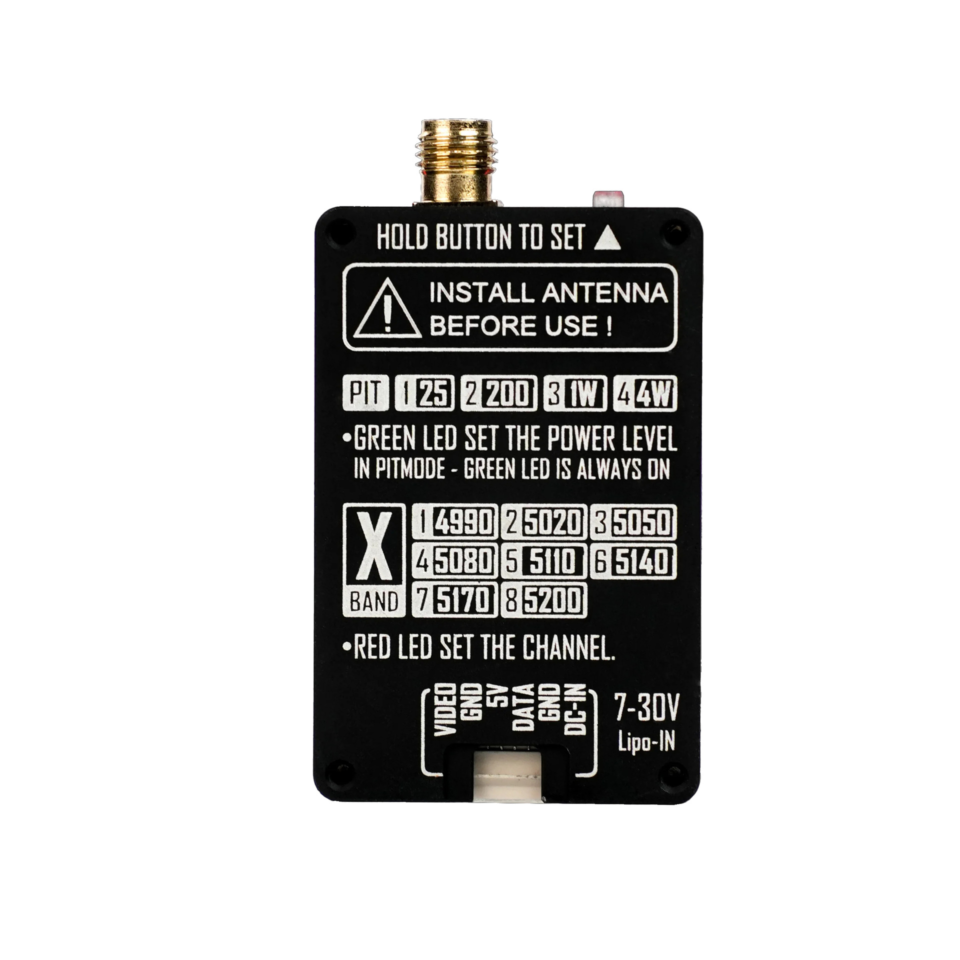 VTX RUSHFPV 4.9G 4W Video Tran - Drone Antenna のレビューと価格